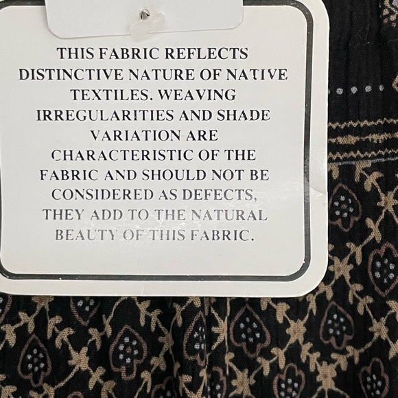 Black and wheat patterned maxi skirt by Erica large new with tags - Picture 9 of 10